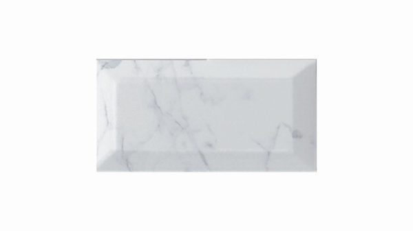 Bisel Brillo Carrara Glossy Metro Wall Tiles 10x20cm