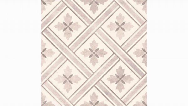 Heritage Grey Patterned Porcelain Floor Tiles 33x33cm