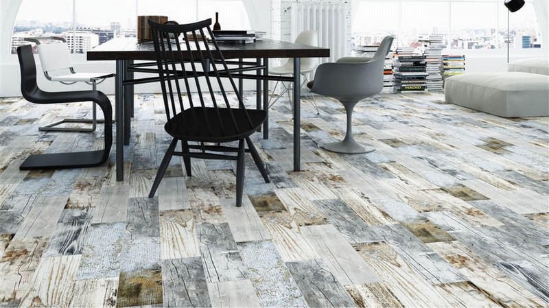 Vintage Multicolour Wood Effect Floor, Grey Wood Effect Floor Tiles Uk