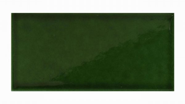 V&A Collection Puddle Glaze Racing Green Wall Tiles 15.2×7.6cm